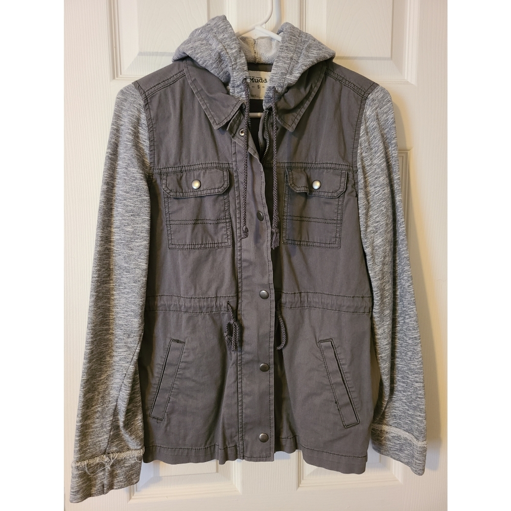 Gray Utility Jacket - Picture 2 of 3